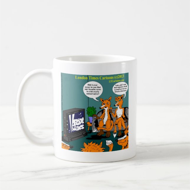 Mug Dessin humoristique de l'actualité conservatrice (Gauche)
