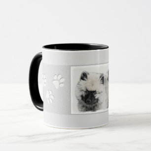 Mug Dessin Keeshond Chiot - Joli dessin original Chien