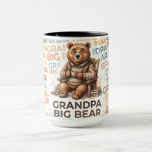 Mug Dessin majestueux de Grand-Père Gros Ours
