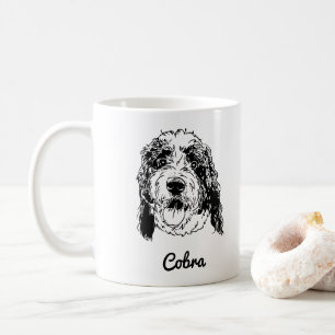 Mug Dessin manuel personnalisé pour animal de compagni