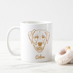 Mug Dessin manuel personnalisé pour animal de compagni