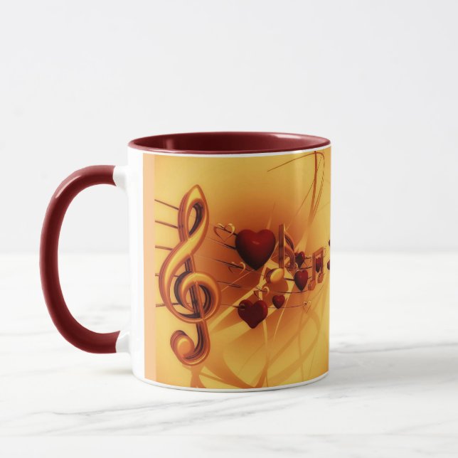 Mug Dessin Moderne Musique Opéra Chanteur Soprano (Gauche)