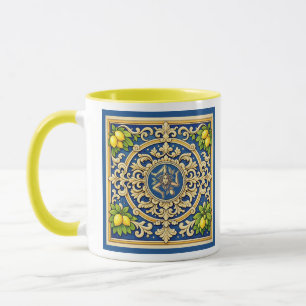 Mug dessin sicilien Sicilia Trinacria 