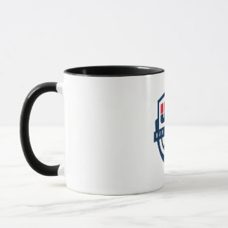 Mug dessin subtil du drapeau américain tissé