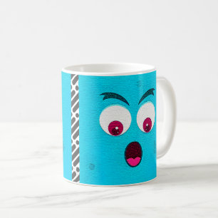 Mug dessin sur l'expression du visage
