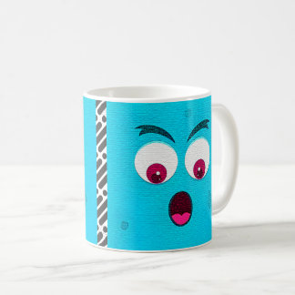 Mug dessin sur l'expression du visage