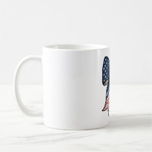 Mug Dessin vectoriel de nœud gravé vintage patriotique