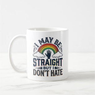 Mug Dessin vectoriel vintage de fierté d'allié straigh