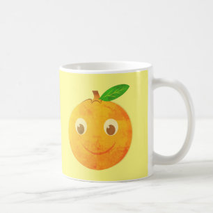 Mug Dessin vintage de cartoon orange mignon