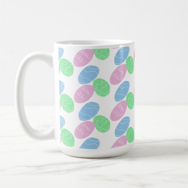 Mug Dessins de œufs de Pâques  (Gauche)
