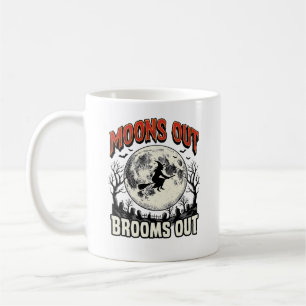 Mug Dessins De Sorcière Halloween Vintage Moons Out Br