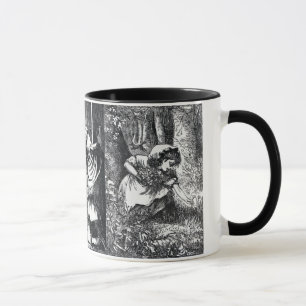 Mug Dessins vintages de capot rouge noir