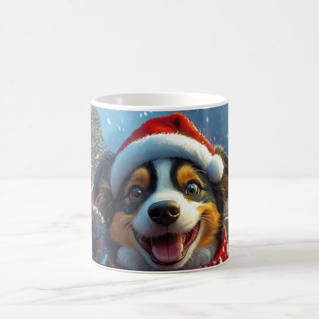Mug Dessous de verre australien à rouleaux de chien de (Centre)