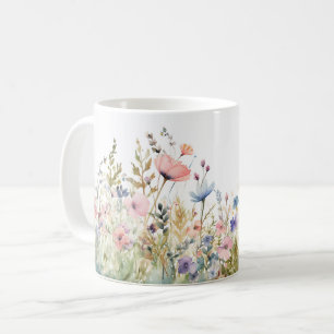 Mug Dessous de verre Fleur sauvage Cottagecore Floral