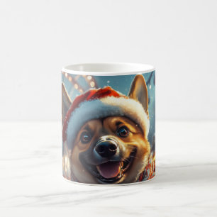 Mug Dessous de verre roulette de chien Malinois belge 
