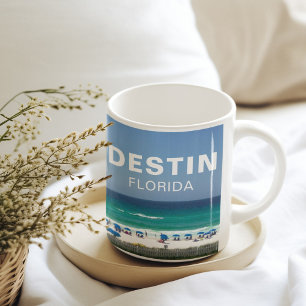 Mug Destin Florida Beach Photographie bord de mer Cust