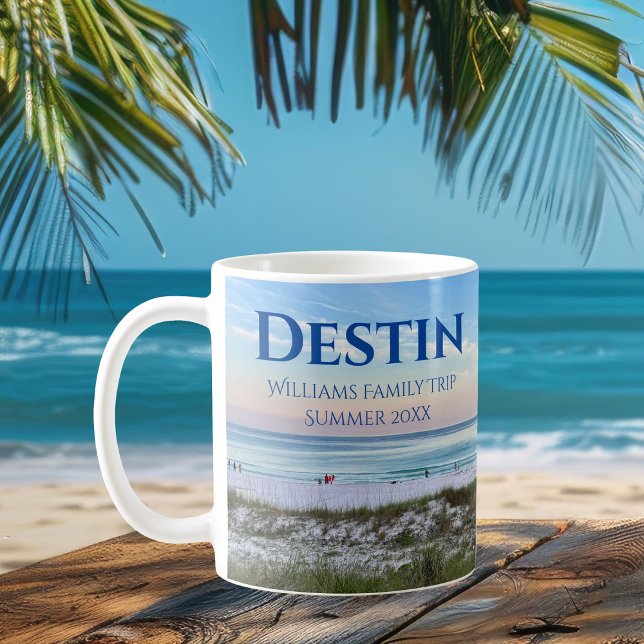 Mug Destin Florida Custom Beach Vacances Keepsaké (Créateur téléchargé)