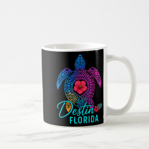 Mug Destin Floride Tortue Colorée Voyage Été