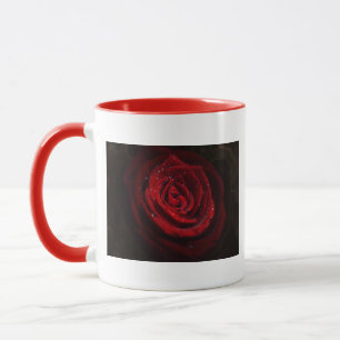 Mug Destin rose d'amour de paix de fleur de motif de