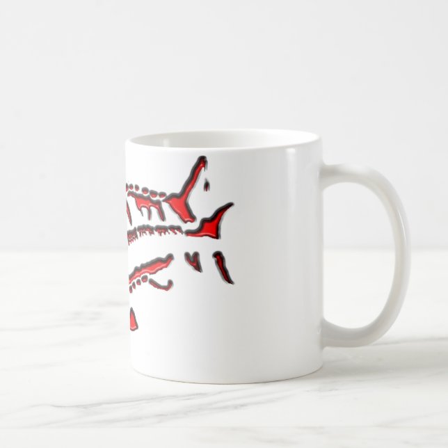 Mug d'esturgeon - rouge TSS (Droite)