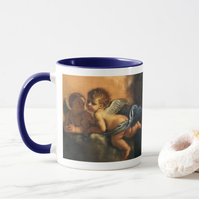 Mug Détail d'ange, Saints patrons de Modène par Guerci (Avec donut)