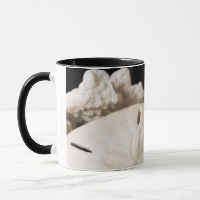 Mug Détail de coquillages du monde entier (Gauche)