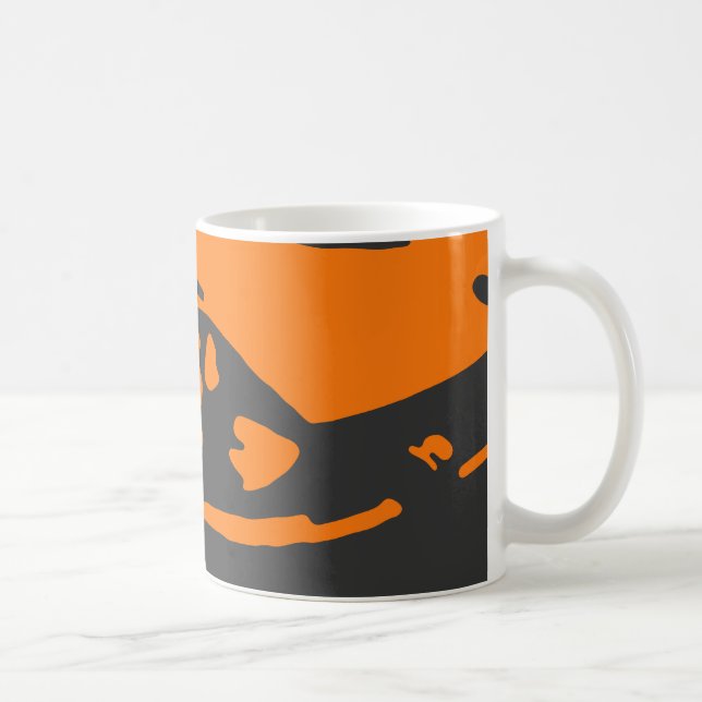 Mug Détail de Datsun 240Z, orange sur l'obscurité (Droite)