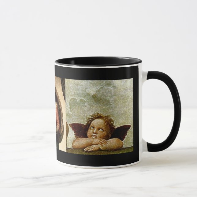 Mug Détail de la "Vierge Sixtine" de Raphael (vers 151 (Droite)