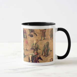 Mug Détail des jeux des enfants de jouer saute-mouton