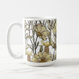 Mug Detailed Floral Pattern