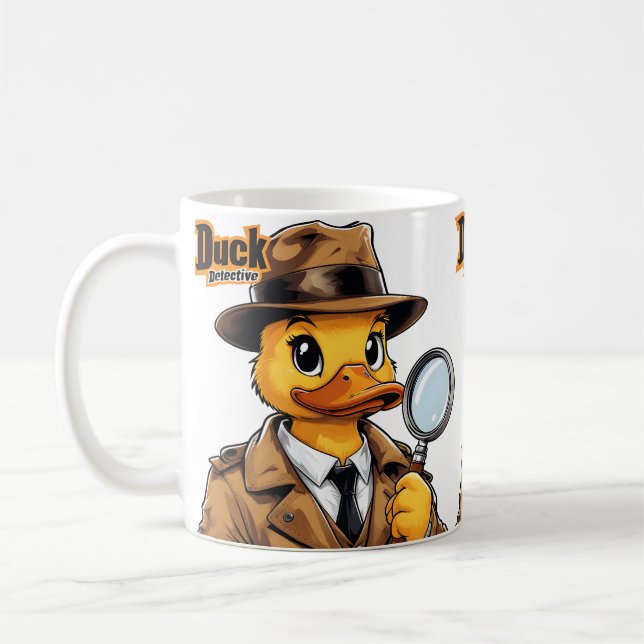 Mug Détecteur de canard dans le manteau de tranchée Br (Gauche)