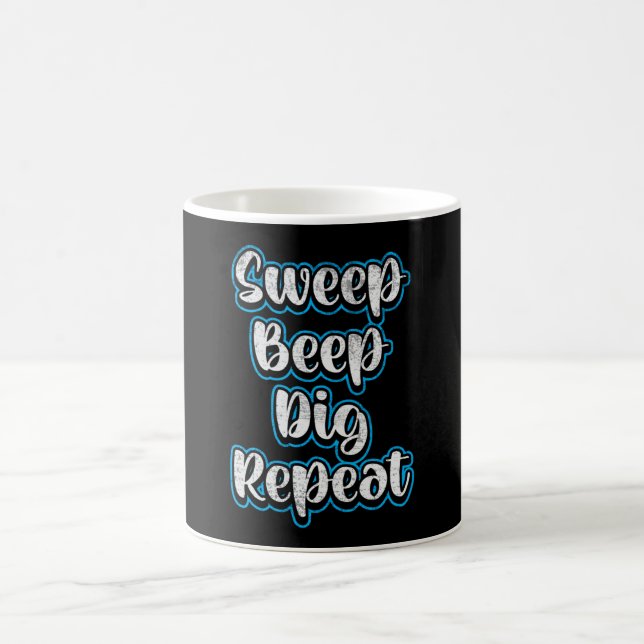 Mug Détecteur Détecteur Métal Détection Cadeau Répété (Centre)