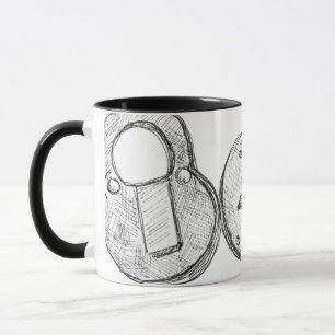 Mug Détection de métal Cadeaux Verrouillages ferroviai