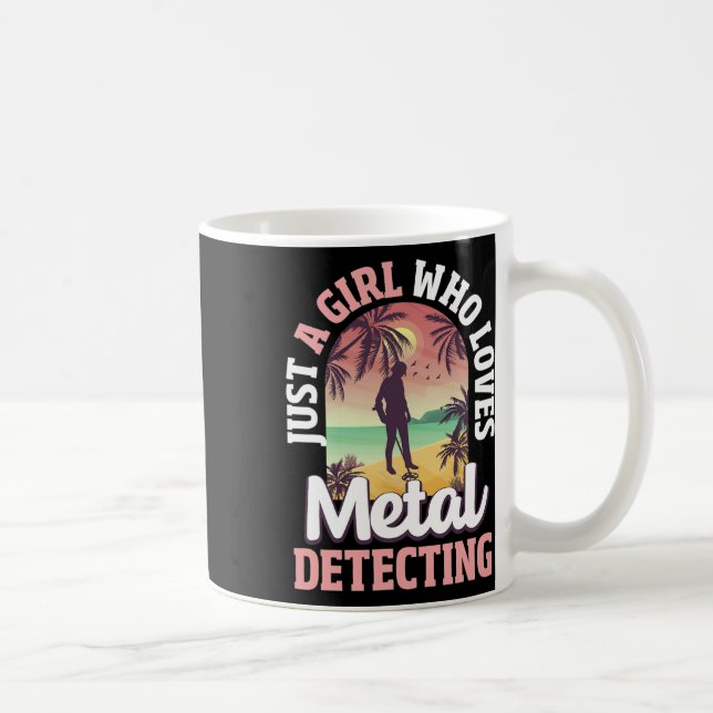 Mug Détection de métal Détecteur de métal Fille Tresur (Droite)