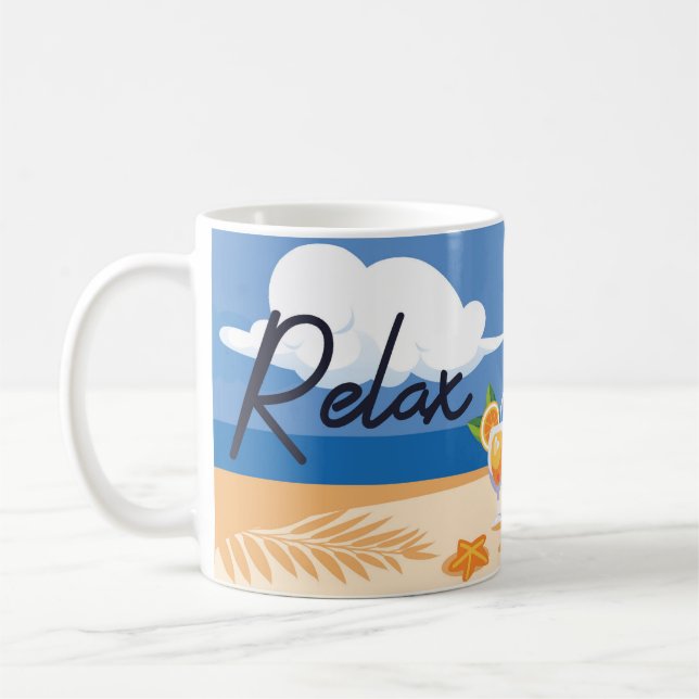 Mug DÉTENDEZ Été à la plage (Gauche)