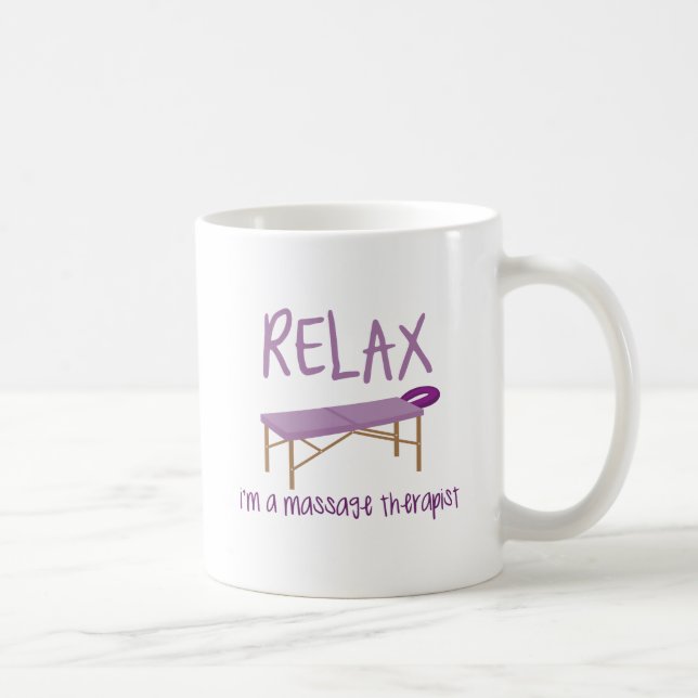 Mug Détendez le Tableau de massage (Droite)