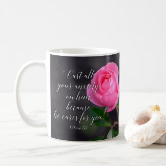 Mug Détendez toute votre angoisse Bible chrétienne et