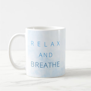Mug Détendez-Vous Et Respirez Les Aquarelles Motivatio