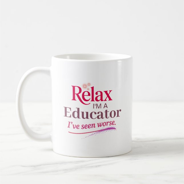 Mug Détendez-vous, je suis éducateur (Gauche)