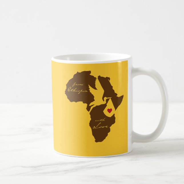 Mug D'Ethiopie avec amour - Selam ! (Droite)