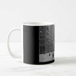 Mug Détroit, Michigan, rue Griswold dans les années 19