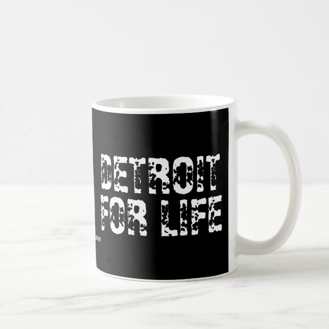 Mug Detroit pendant la vie (Droite)