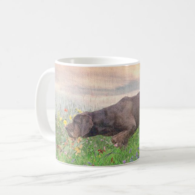 Mug Deutsch Drahthaar (Devant gauche)