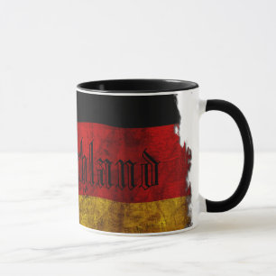 Mug Deutsch Flagge - Vintage...