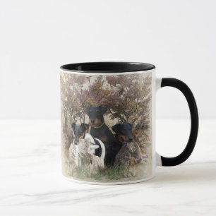 Mug Deutscher Jagdterrier Carré Horloge Mu
