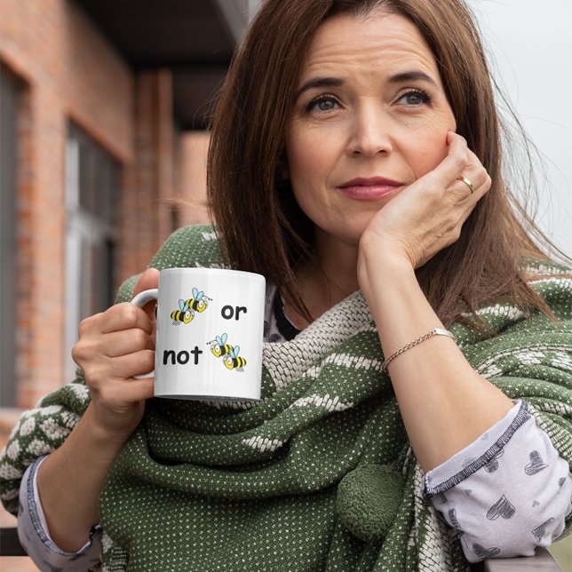 Mug Deux abeilles ou pas deux abeilles Carton (Two Bees or Not Two Bees Coffee Mug)