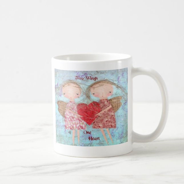 Mug Deux ailes un coeur (Droite)