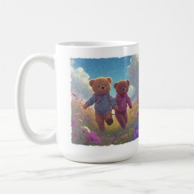 Mug Deux amis nounours mignons  (Gauche)