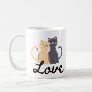 Mug Deux chats amoureux