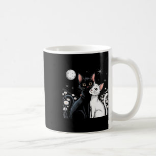Mug Deux Chats Couple Lune Amour Étreinte Saint-Valent